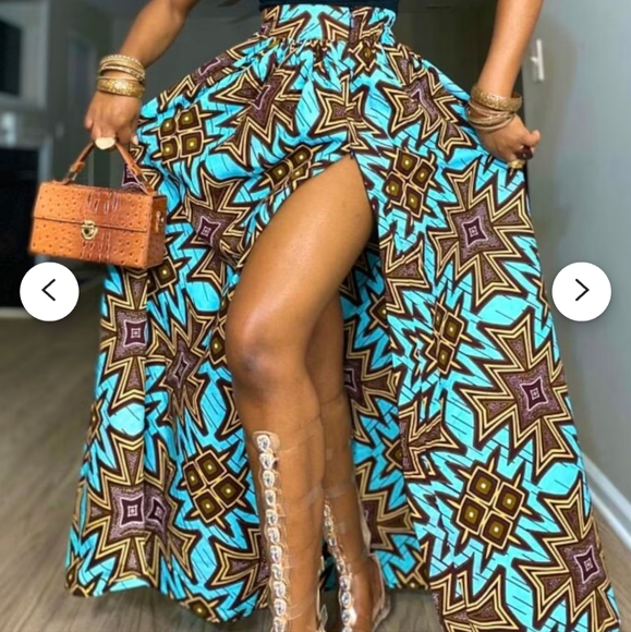 Grass Field Dresses & Skirts - African Print Skirt